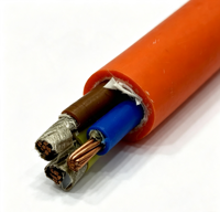 Câble d'alimentation YJV isolé XLPE résistant au feu, conducteur en cuivre, gaine en PVC, câble électrique multiconducteurs pour la construction, certification CE