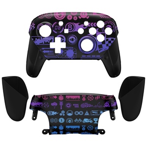เคสเปลี่ยนฝาครอบคอนโทรลเลอร์ Nintendo Switch Pro แบบเต็มรูปแบบ พร้อมกริ๊ปจับด้านหน้าและด้านหลังลาย EXtremeRate แบบกำหนดเองได้ - Product Image 4
