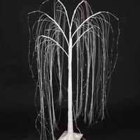 Weihnachts-LED-Lichterkette, Paillettenbesetzte Trauerweiden-Lampe, Außen- und Wohnzimmerbeleuchtung, Feiertagsdekoration, Party-Lichterkette, Geschenk