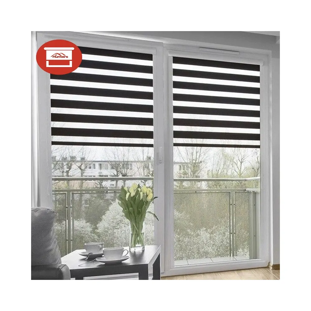 Cheap price Polyester fabric Solar fabric zebra blinds windows