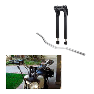 Elevadores de 1,5 "Pullback 12" + 1 "para <span class=keywords><strong>Harley</strong></span> Dyna Softail Street <span class=keywords><strong>Bob</strong></span> Sportster FXR FXBB 38mm Abrazadera Montaje Manillar <span class=keywords><strong>Fat</strong></span> Bar - Product Image 1