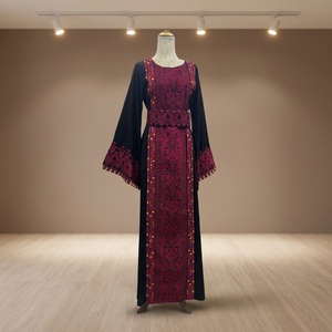 Vestido de Novia Tradicional Marroquí Premium para Mujer, Kaftán de Lujo, Satén Recto, Elegante, Bordado, Formal, para Fiesta de Noche - Product Image 4