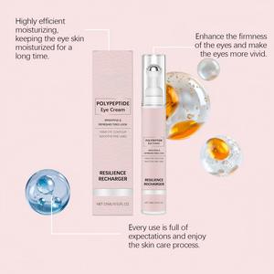 ครีมบำรุงรอบดวงตาเปปไทด์ 15 มล. รับผลิตแบบ OEM แบรนด์ส่วนตัว วีแกน ลดเลือนริ้วรอย ฟื้นฟูผิวให้กระจ่างใส - Product Image 5