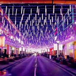 ホームリフォーム BAHE チューブ型 屋外 流星群 レイン LED ストリングライト クリスマスツリー飾り ホーム/屋外用 新年 <span class=keywords><strong>2026</strong></span> - Product Image 1