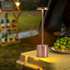 Cordless <b>LED</b> <b>Table</b> Lamp Rechargeable Battery 3 Lighting Modes Dimmable <b>Light</b> Portable Iron Desk Lamps for Modern Restaurant - Product Image 3