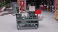 Bambou en bois bicolore impression cure-dents baguettes machine d'emballage automatique pour le prix