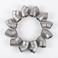 Coude à souder SS304 en acier forgé à 45 degrés, raccord MSS SP-79 pour systèmes de pipeline haute pression