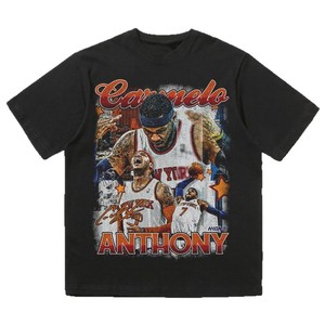 Camisetas Extra Grandes para Hombre de Alta Calidad con Logotipo Personalizado, 100% Algodón, Manga Corta, Estilo Urbano, Diseño Gráfico con Estampado de Emociones Mixtas - Product Image 3