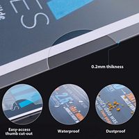 Lot de pochettes transparentes en plastique pour documents, type L, sécurisées pour la copie, pour feuilles A4, couleur transparente