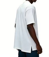 T-shirt surdimensionné pour homme 100% coton OEM/ODM, logo personnalisé, respirant, léger, impression sérigraphique de haute qualité