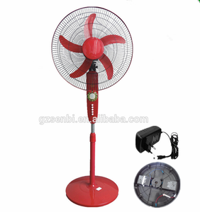 Ventilador de Pedestal Recargable de 16 y 18 Pulgadas, Ventilador de Pie de CA/CC - Product Image 3