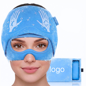 Gorro para Alivio <span class=keywords><strong>de</strong></span> la Migraña con Máscara Deslizable para <span class=keywords><strong>Ojos</strong></span>, Patentado, para Aliviar Dolores <span class=keywords><strong>de</strong></span> <span class=keywords><strong>Cabeza</strong></span>, Resaca, Estrés y Tensión, Ultra Suave, Ideal para Días Pequeños Molestos - Product Image 1