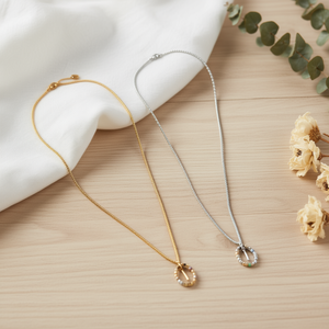 Collana con Perline in Oro e Argento, Acciaio 45439, Gioielli alla Moda - Product Image 3