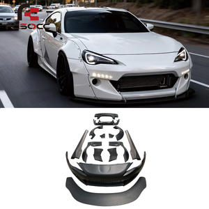 Nuevo FCSOCC para GT86/BRZ <span class=keywords><strong>Rocket</strong></span> <span class=keywords><strong>Bunny</strong></span> 2 Widebody FRP fibra de vidrio Bodykit tornillo parachoques delantero guardabarros falda lateral labio trasero - Product Image 1