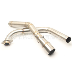 Tuyau d'échappement intermédiaire pour moto Yamaha, diamètre 10 mm, en acier inoxydable, avec isolation thermique, pour usage touring - Product Image 3