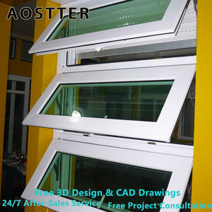 Finestre a ghigliottina in PVC per case, a risparmio energetico, in vinile, con doppi vetri, stile americano - Product Image 5
