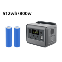Kit Générateur Solaire FadSol FD-ES08 512Wh, Panneaux Solaires, Centrale Électrique, Système d'Énergie Solaire, Batterie LiFePO4, Onde Sinusoïdale Pure, MPPT, 1.5h