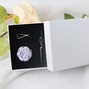 Rifornito di aromi profumati in gesso morsetto per sfiato auto deodorante per ambienti in ceramica fiore porcellana per la casa diffusore di olio essenziale di fragranza - Product Image 6