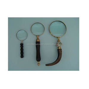 Highly Decorative Pure Brass <b>Magnifying</b> <b>Glass</b> Unique Designs <b>Magnifier</b> <b>Glass</b> for Enhanced Visual Experience - Product Image 4