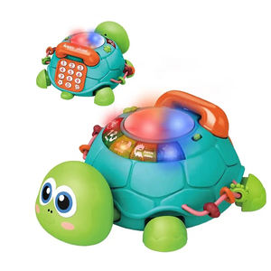 Chine multifonctionnel en plastique <span class=keywords><strong>induction</strong></span> rampant dessin animé téléphone apprentissage <span class=keywords><strong>batterie</strong></span> <span class=keywords><strong>batterie</strong></span> musicale tortue jouet éducatif - Product Image 1