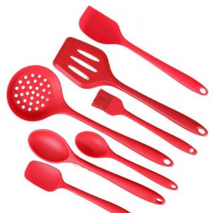 Utensilios de Cocina de Silicona Resistentes al Calor, Seguros y Duraderos, Pinzas para Voltear, Espátula y Cuchara Antiadherentes para Utensilios de Cocina - Product Image 6