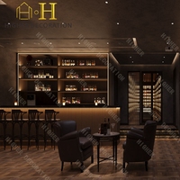 Présentoir mural moderne pour bouteilles de vin en métal, design de magasin de whisky, personnalisé pour vitrine de magasin de spiritueux
