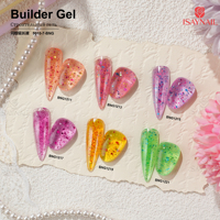 12 Couleurs – Fournitures pour Ongles – Gel UV Durcissant Longue Durée pour Extensions d'Ongles Colorées