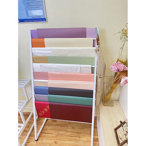 JH-Mech portasciugamani porta sciarpa organizzatore commerciale appendiabiti espositore per carta da imballaggio in metallo a 10 strati per negozio regalo fiorista - Product Image 2