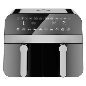 Anbo mới kích thước lớn 9L Giỏ kép Nồi chiên không khí thông minh nồi đôi 4.5L + 4.5L điều khiển kỹ thuật số Nồi chiên không khí lò nướng mà không có dầu không khí frier - Product Image 3