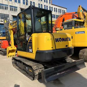 Miniexcavadora de 5.6 Toneladas en Venta, Komatsu PC56 Original, Hidráulica, Pocas Horas de Uso, Buen Estado, pc200 pc300 pc210lc Usada - Product Image 3