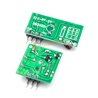 Kit penerima modul pemancar nirkabel RF 433 Mhz 315MHZ DC 5V 315 433 Mhz modul nirkabel kategori produk ICs