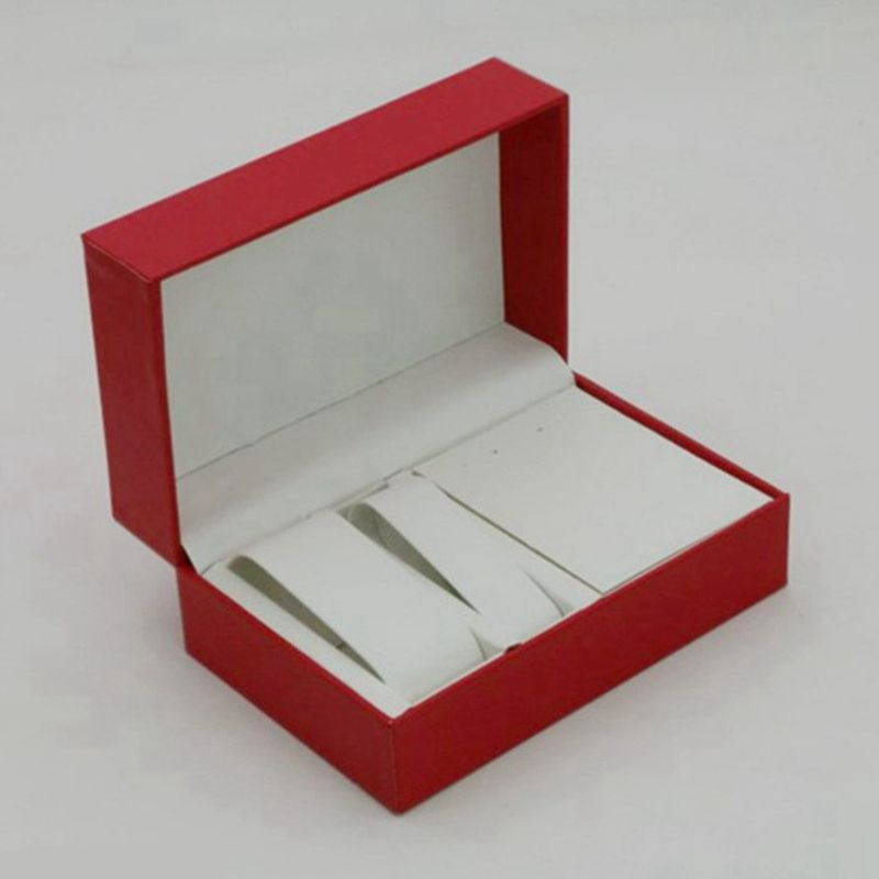 Red pu leather five-piece set 16.5 10.8 7.2cm