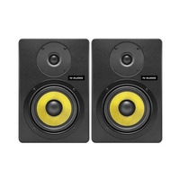 N-Audio C Series Studio Active Monitor Speakers Wood C6 6 pouces 45Hz-22KHz Réponse en fréquence 130W Utilisation en salle de contrôle Durable