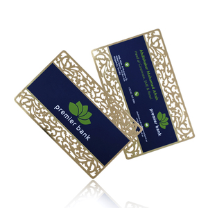 Tarjeta de presentación metálica de lujo, personalizada, de acero inoxidable, con grabado láser, tarjeta de regalo metálica para empresas - Product Image 2