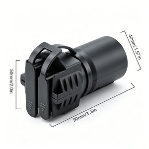 Adaptateur de câblage de <span class=keywords><strong>remorque</strong></span> rond <span class=keywords><strong>7</strong></span> voies vers 4/5 broches plates pour feux de remorquage de camion et de camping-car - Product Image 2