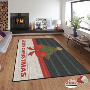 Tapis de sol rectangulaire en polyester à carreaux Temu, antidérapant, pour salon, table basse, tapis décoratif - Product Image 2