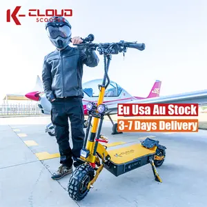 Private Label Europe Warehouse 5600W 6000W Offroad 60V Electric Scooter Adult Long Range 11Inch Elektroroller
