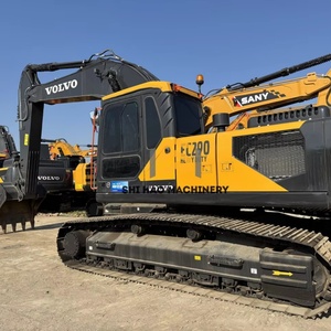 Fournisseur d'usine et service après-vente : Excavatrice sur chenilles Volvo EC290 d'occasion de 29 tonnes, machine de construction, pelle rétrocaveuse d'occasion - Product Image 1