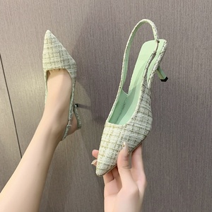 Escarpins élégants à bout pointu pour femmes, sandales sexy à talon aiguille avec bride cheville, <span class=keywords><strong>chaussures</strong></span> habillées pour <span class=keywords><strong>mariage</strong></span> et soirée - Product Image 3