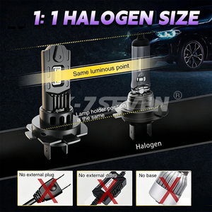 X-7SEVEN New Generation NANO 20000lm 70w H4 H7 H11 9005 9006 Brighter <b>LED</b> Headlight Bulbs for All Cars and Trucks Retrofit - Product Image 4