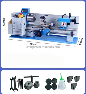 Envio rápido Bench Type Mini Metal Torno e Fresadora Torno Manual para Girar Perfuração e Corte - Product Image 3