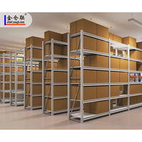 Étagère en métal, étagère en acier, 4 à 5 niveaux, étagère de rangement sans boulons, étagères à rivets pour le rangement