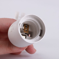 HoneyFly E27 support de lampe 250V 4A PET fil suspendu douille de lampe bricolage rétro isolé câble Base accessoires d'éclairage