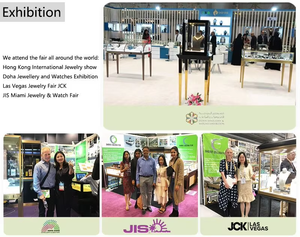 Shero กล่องเครื่องประดับกำมะหยี่ขายส่งกล่องเครื่องประดับที่กำหนดเองต่างหูแหวนสีเขียวบรรจุภัณฑ์สีแดงกล่องเครื่องประดับที่มีเส้นสีทอง - Product Image 5