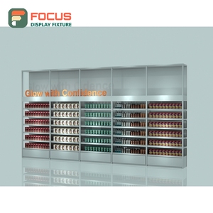 Premium Wig Display Counter Glass Showcase Lockable Drawer Shelf Hair Store Display Counter - Product Image 5