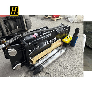 HL100 SB50 고품질 OEM 유압 브레이커 박스형 해머 (치즐 포함) 백호 및 사이드 스티어 로더용 - Product Image 2