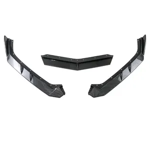 Lame de pare-chocs avant pour C8 2020 2021 2022 2023, diffuseur inférieur, plaque de spoiler, pièces de lifting automobile - Product Image 6