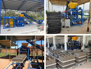 <span class=keywords><strong>Macchina</strong></span> Semiautomatica QT4-24 per la Produzione di Blocchi in Cemento, Mattoni Forati e Mattoni in Cemento, <span class=keywords><strong>600</strong></span> Pezzi all'Ora - Product Image 6