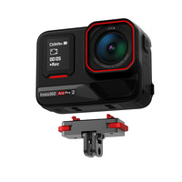 Compatible avec YI Ace Pro 2, base métallique à dégagement rapide magnétique pour accessoires de caméra d'action Insta360 X5/X4 Air, fabriqué en Chine
