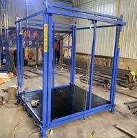 Échafaudage électrique 2-10M Hauteur de levage Capacité 500KG 1000KG Plateforme élévatrice avec supports de stabilisation Personnalisable